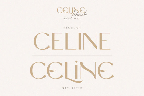 Celine Peach Font