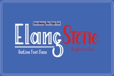 Elang Stone Font