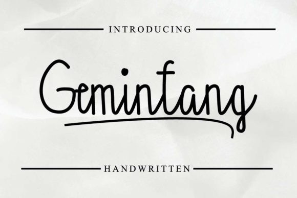 Gemintang Font