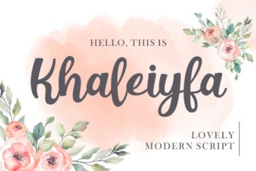 Khaleiyfa Font