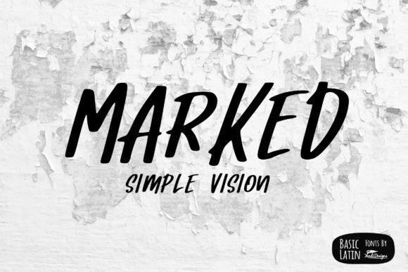 Marked Font