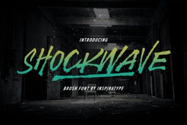 Shockwave Font