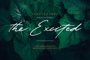 The Excited Font