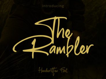 The Rambler Font