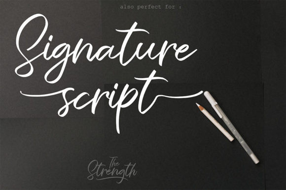 The Strength Font