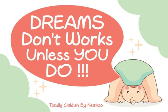 Totally Childish Font