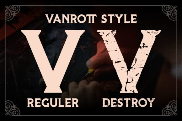 Vanrott Font