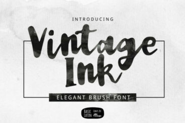 Vintage Ink Font