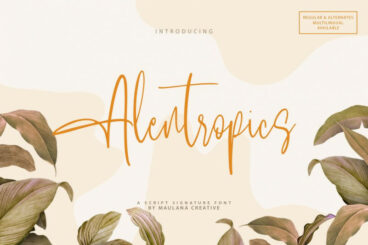 Alentropics Font