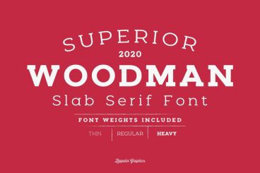 Woodman Font