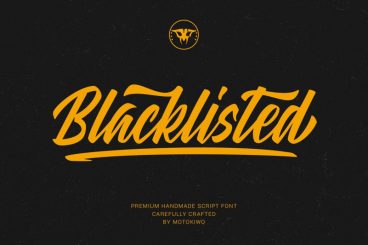 Blacklisted Font