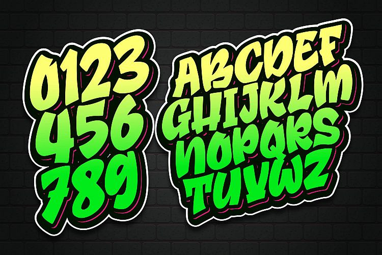 Broster Graffiti Font