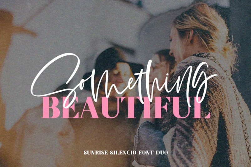 Sunrise Silencio Font
