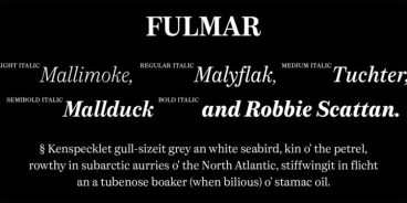 Fulmar Font