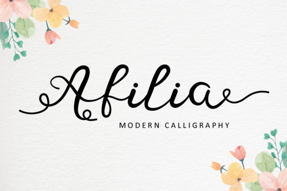 Afilia Font Afilia Font