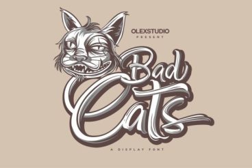 Bad Cats Font