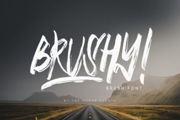 Brushy Font