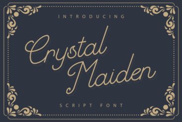 Crystal Maiden Font
