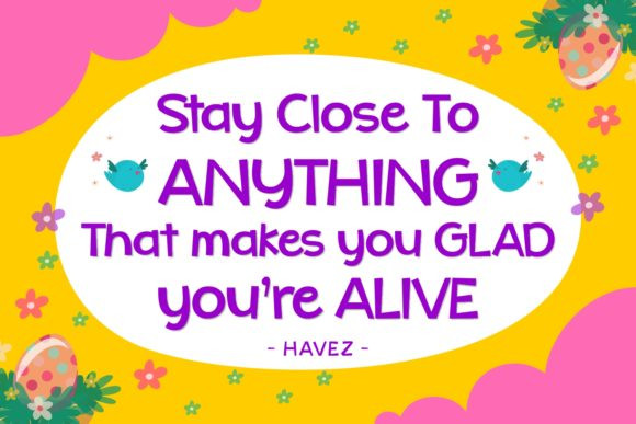 Enjoys Easter Font