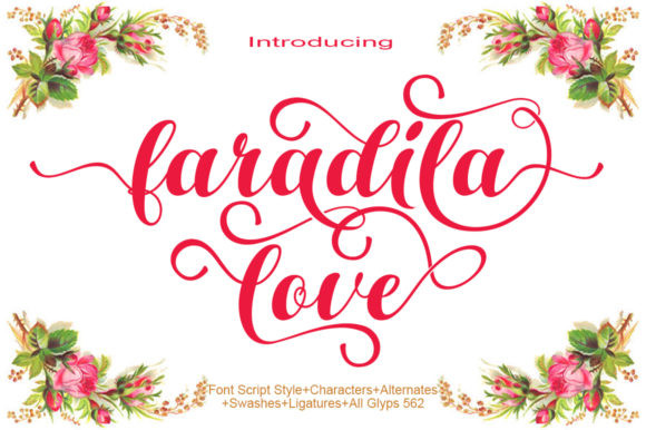 Faradila Love Font Faradila Love Font