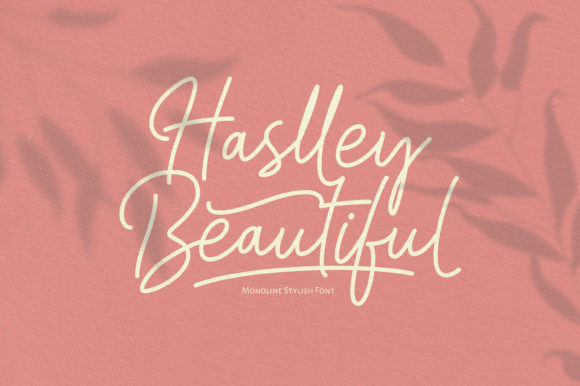 Haslley Beautiful Font