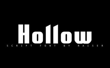 Hollow Font