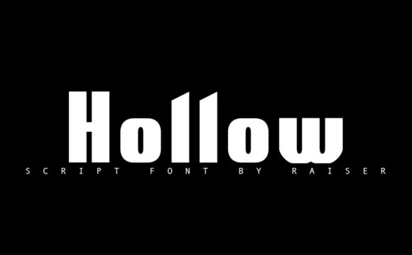 Hollow Font