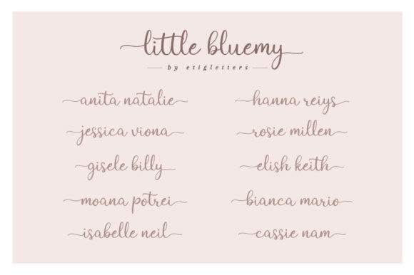 Little Bluemy Font