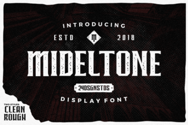 Mideltone Font