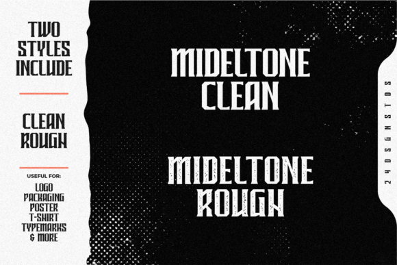 Mideltone Font