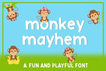 Monkey Mayhem Font
