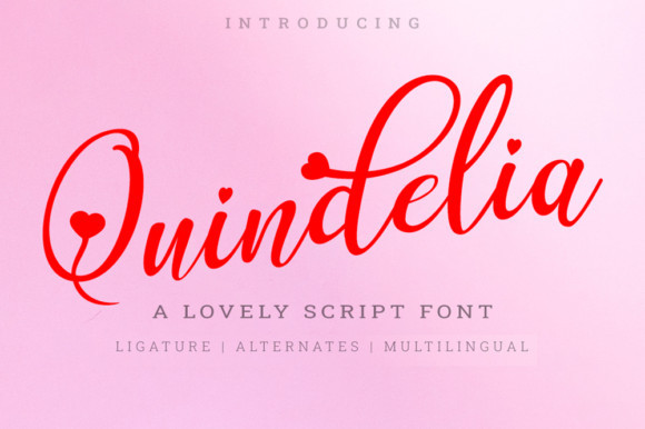 Quindelia Font Quindelia Font