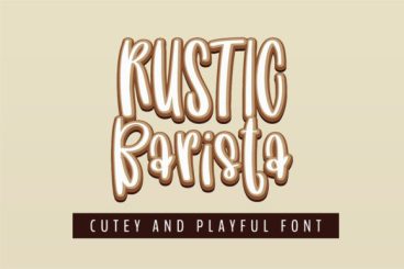 Rustic Barista Font
