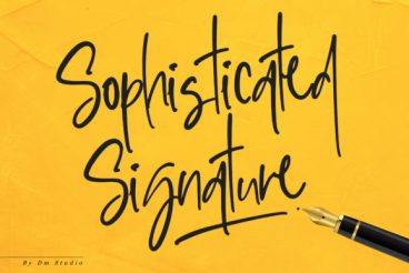 Sophisticated Font