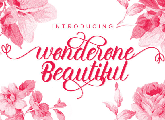 Wonderone Beautiful Font Wonderone Beautiful Font
