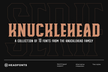 Knucklehead Font