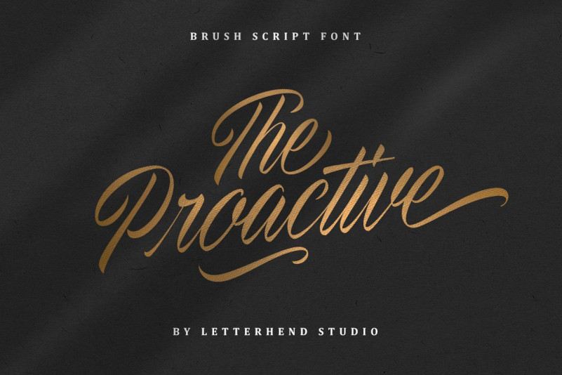 The Proactive Font The Proactive Font