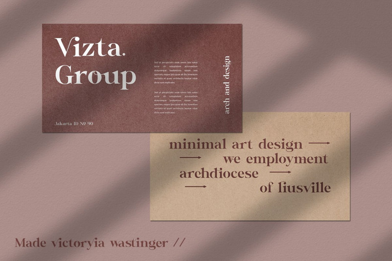 Victoryia Wastinger Font