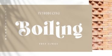 Boiling Font