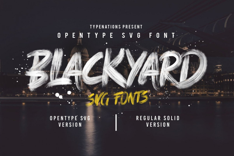 Blackyard Font