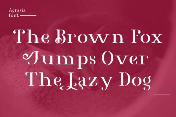 Agrasia Font Agrasia Font