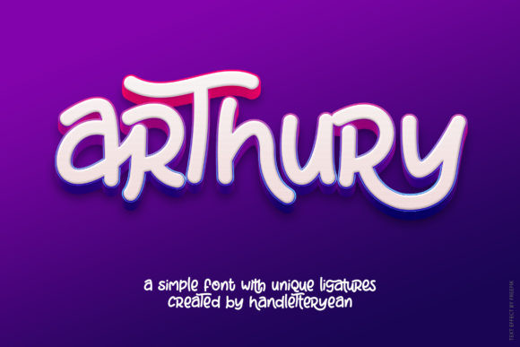 Arthury Font