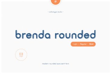 Brenda Rounded Font