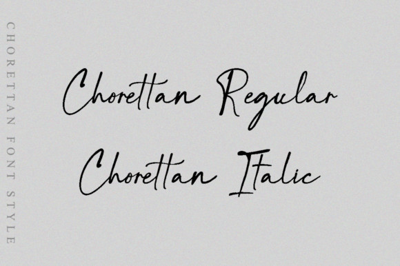 Chorettan Font