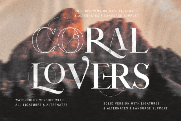 Coral Lovers Font