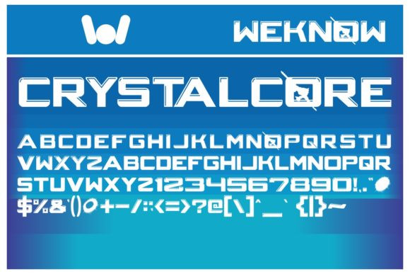 Crystalcore Font