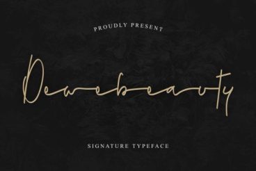 Dewebeauty Font