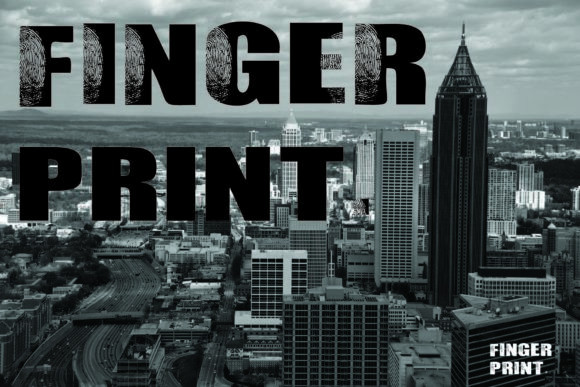 Finger Print Font