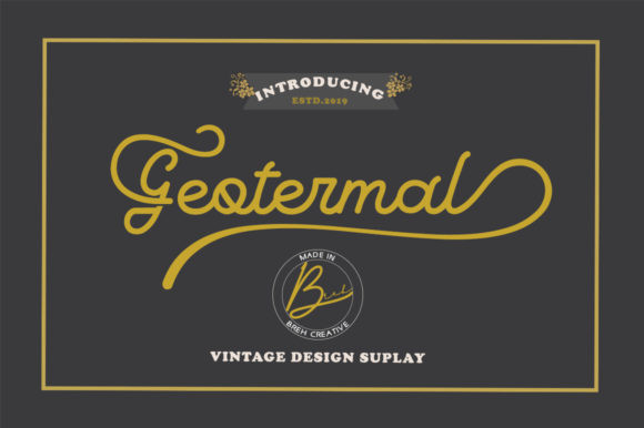 Geotermal Font