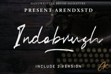Indobrush Font